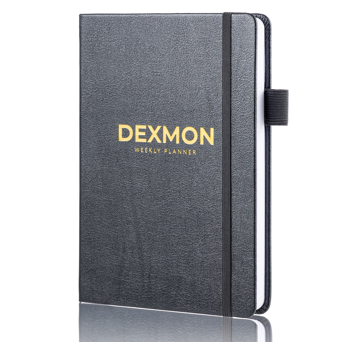 Dexmon Planner, Undated Yearly Planner for Productivity Increasing, A5 (Black)