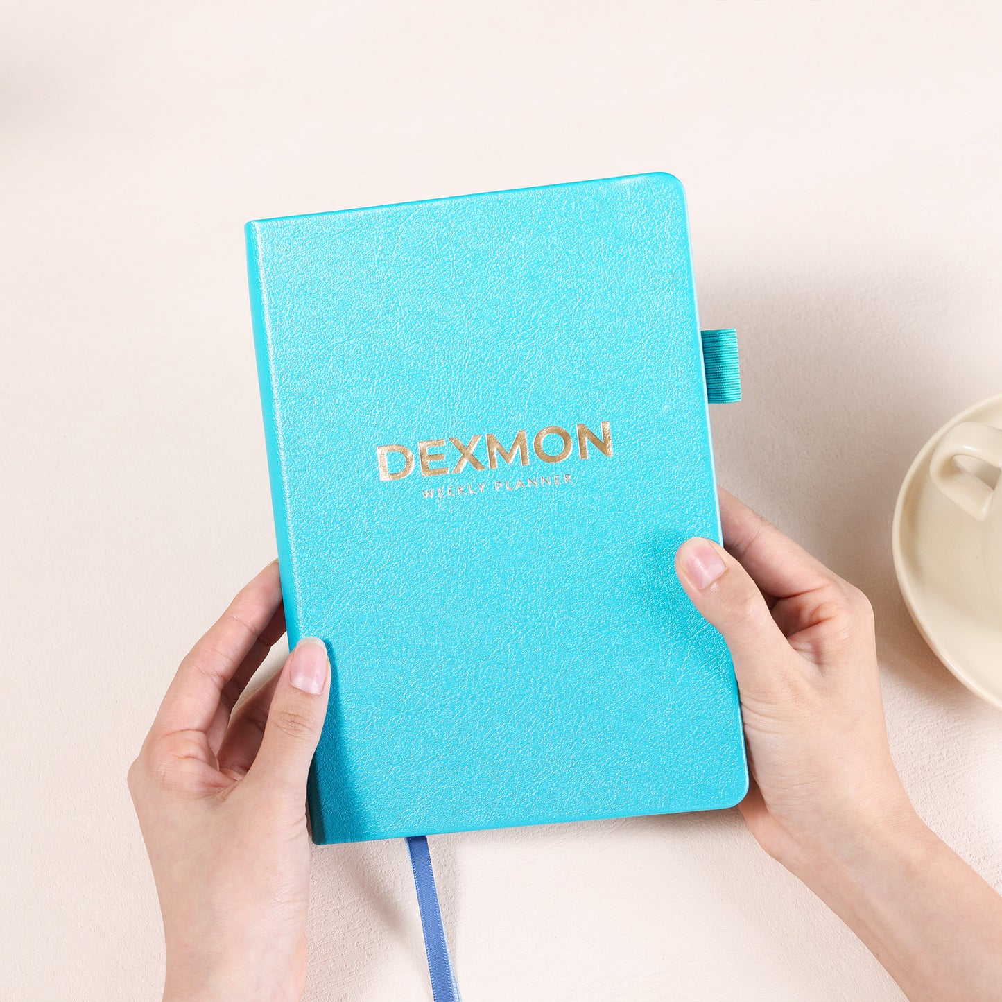 Dexmon Planner, Undated Yearly Planner for Productivity Increasing, A5 (Black)