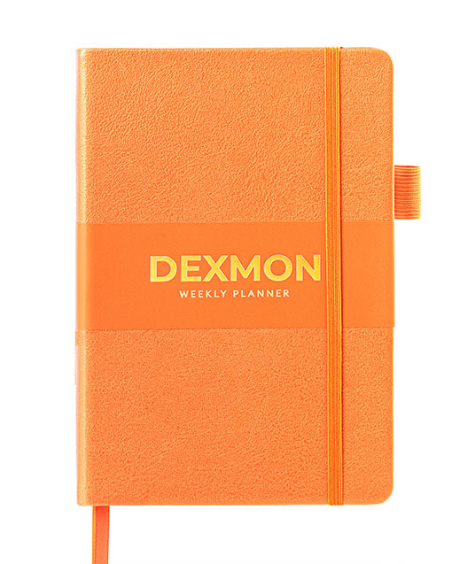 Dexmon Planner, Undated Yearly Planner for Productivity Increasing, A5 (Black)