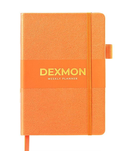 Dexmon Planner, Undated Yearly Planner for Productivity Increasing, A5 (Black)